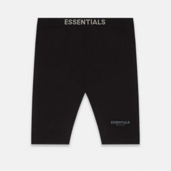 Fear of God Essentials Black Biker Shorts Size Small - Picture 5 of 5